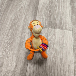 Disney Baby Tigger Plush Activity Ring Toy Winnie The Pooh Soft Rattle