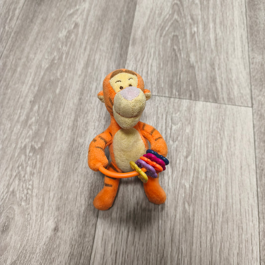 Disney Baby Tigger Plush Activity Ring Toy Winnie The Pooh Soft Rattle