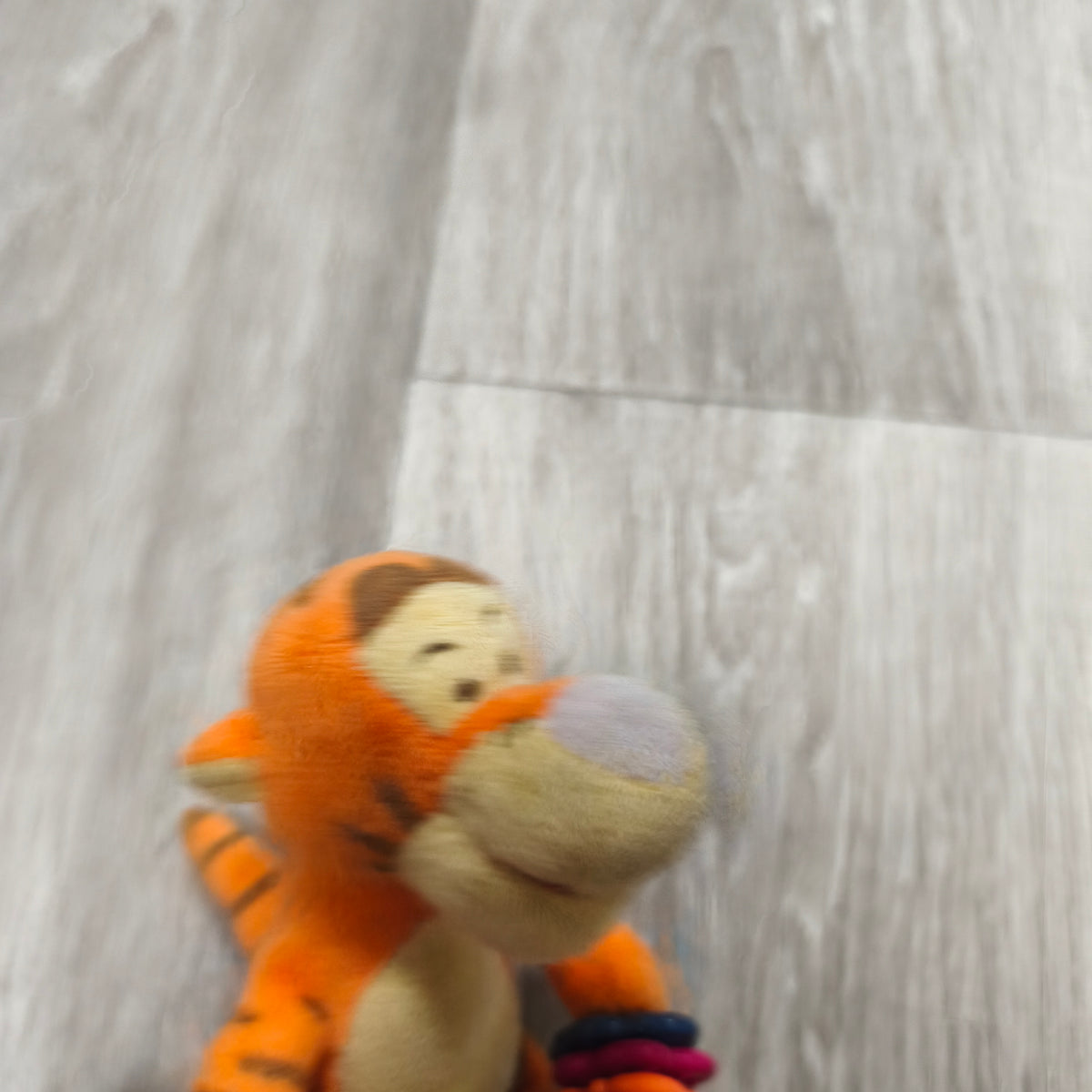 Disney Baby Tigger Plush Activity Ring Toy Winnie The Pooh Soft Rattle
