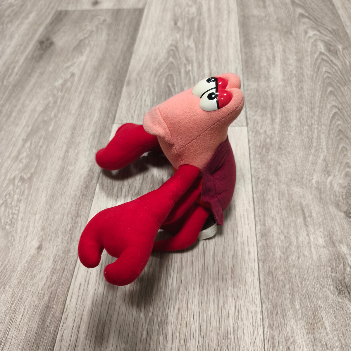 Vintage 1993 Disney Little Mermaid Sebastian Crab Plush Mattel Stuffed Animal