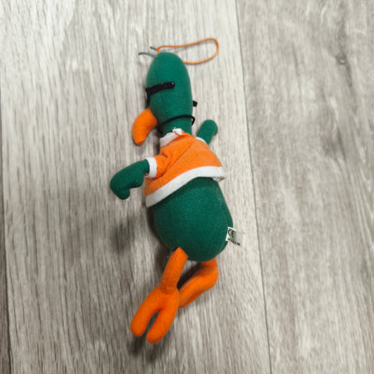 Netherlands Bird Mascot Plush Keychain Charm IEPC Orange Green Figure
