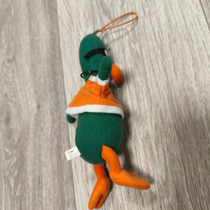 Netherlands Bird Mascot Plush Keychain Charm IEPC Orange Green Figure