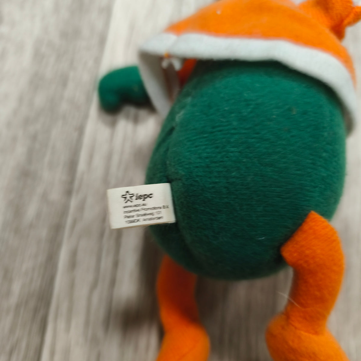 Netherlands Bird Mascot Plush Keychain Charm IEPC Orange Green Figure