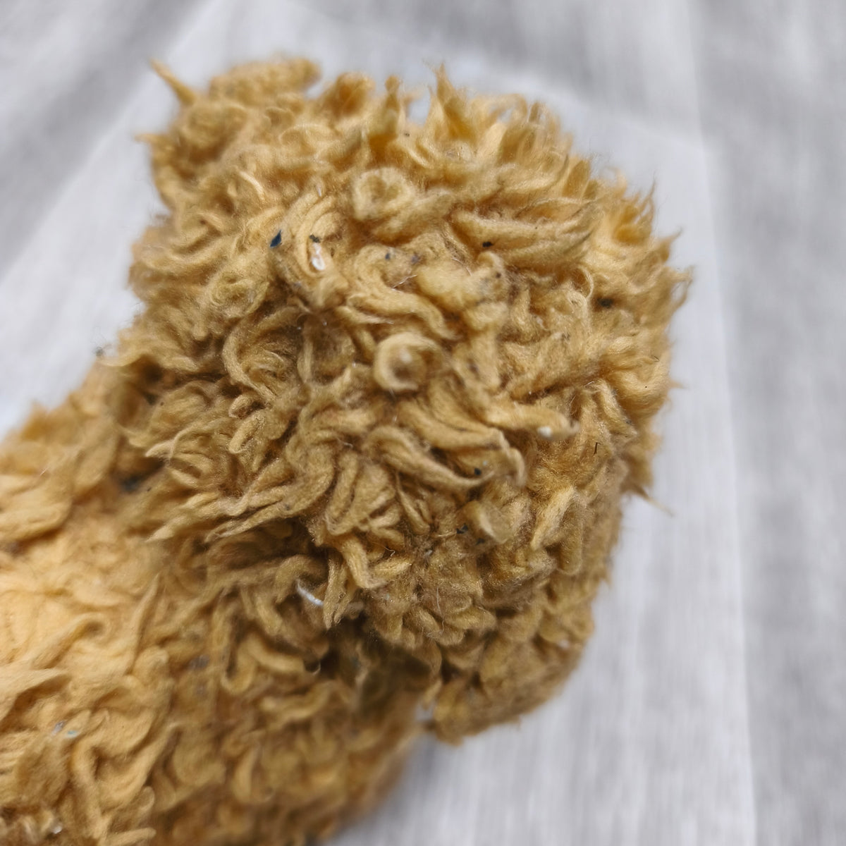 Vintage Soft Plush Sheep Lamb Stuffed Animal Toy Brown Beige Tag Amsterdam