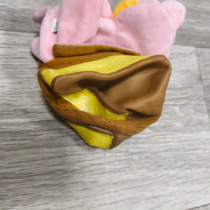 Wild Cakes Premium Toys Pink Animal Cake Slice Reversible Plush Stuffed Toy