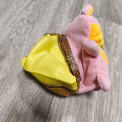 Wild Cakes Premium Toys Pink Animal Cake Slice Reversible Plush Stuffed Toy