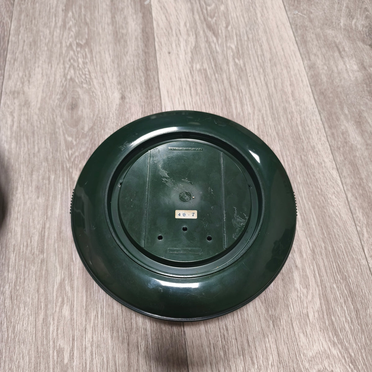 Vintage Salter Mechanical Kitchen Scales 4kg Dark Green Retro Bowl Weighing Set