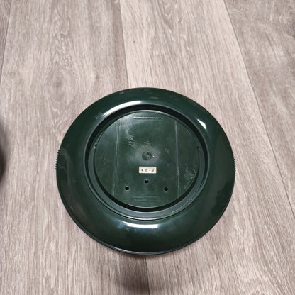 Vintage Salter Mechanical Kitchen Scales 4kg Dark Green Retro Bowl Weighing Set