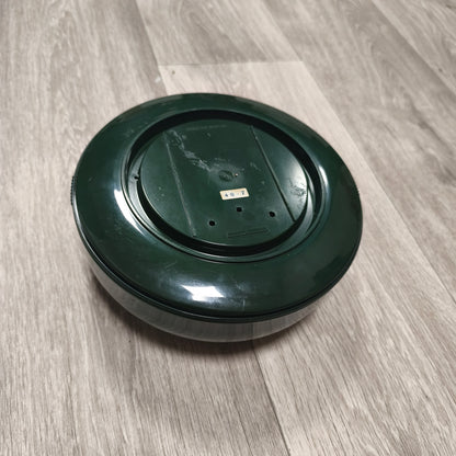 Vintage Salter Mechanical Kitchen Scales 4kg Dark Green Retro Bowl Weighing Set