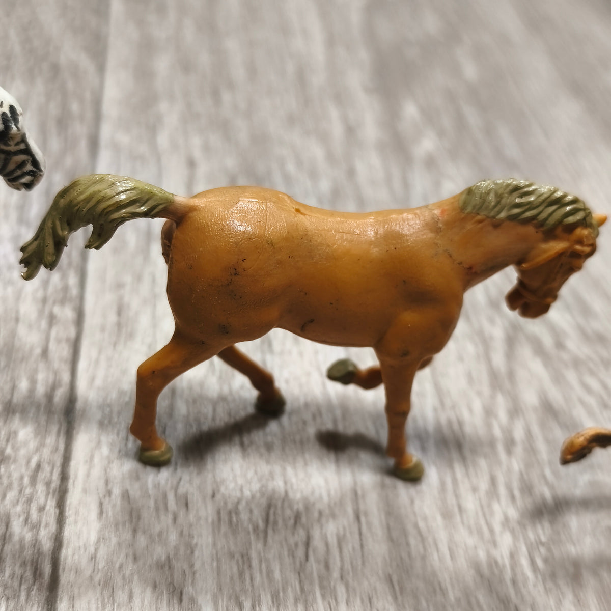 Vintage Britains Ltd Plastic Animal Figures Lot Lion Zebra Horse 1970s England