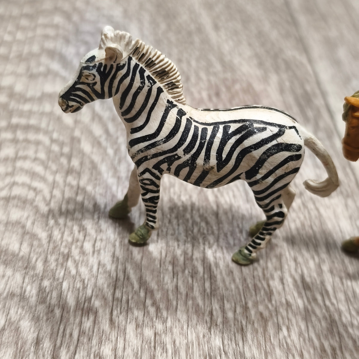 Vintage Britains Ltd Plastic Animal Figures Lot Lion Zebra Horse 1970s England