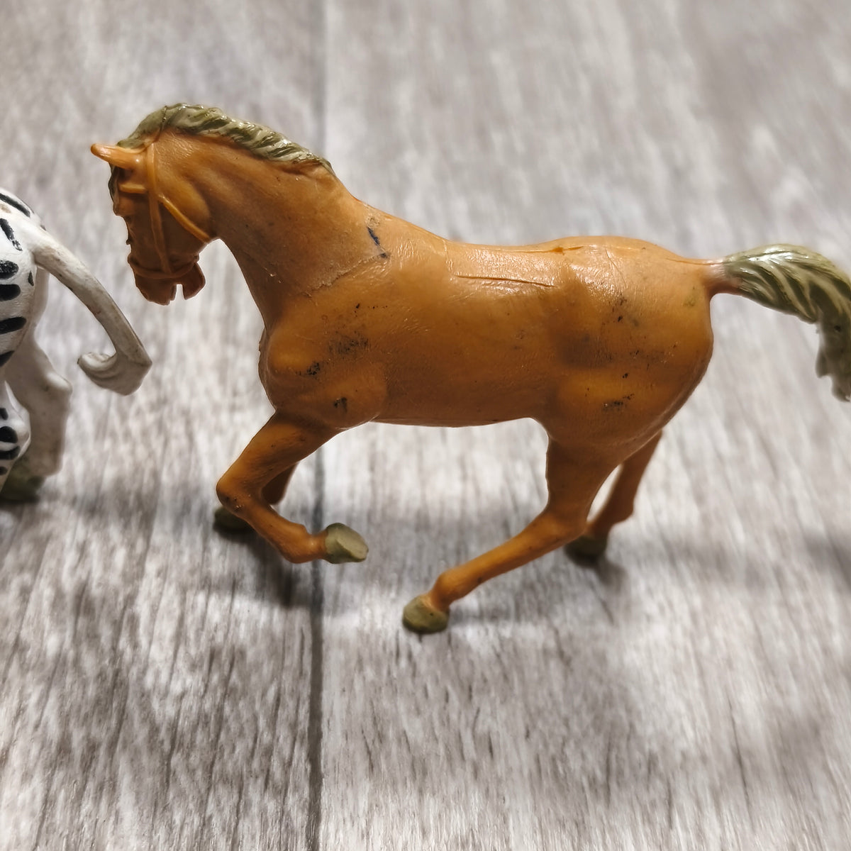 Vintage Britains Ltd Plastic Animal Figures Lot Lion Zebra Horse 1970s England