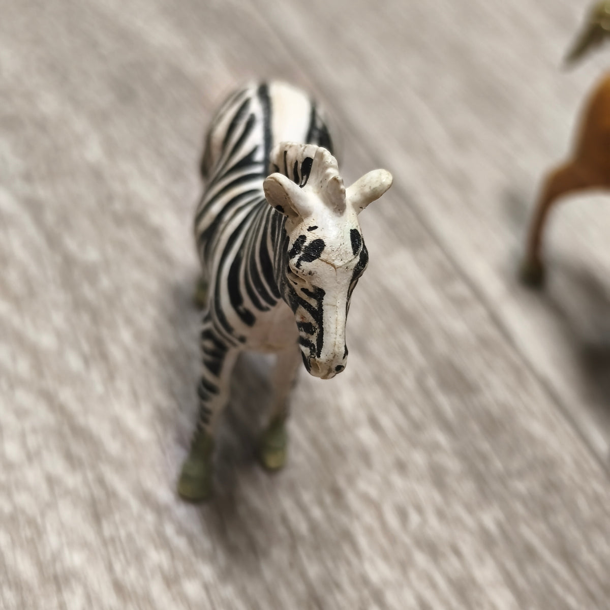 Vintage Britains Ltd Plastic Animal Figures Lot Lion Zebra Horse 1970s England