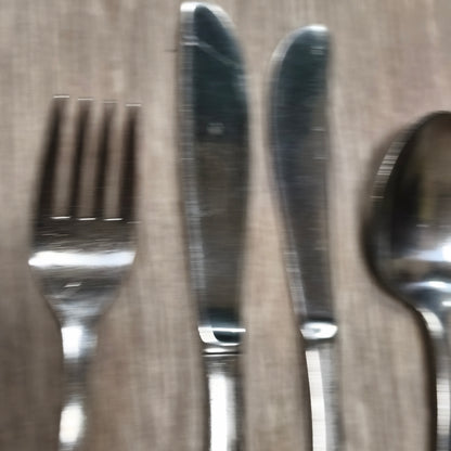 Viners Stainless Steel Korea Children Vintage Cutlery Flatware Set Teddy Bear