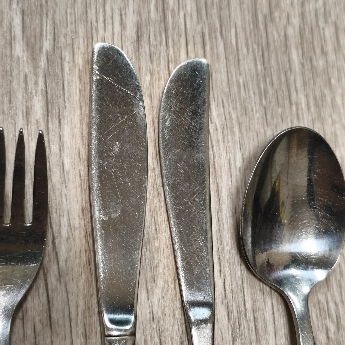 Viners Stainless Steel Korea Children Vintage Cutlery Flatware Set Teddy Bear