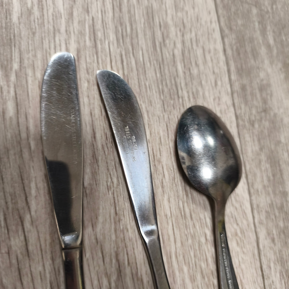 Viners Stainless Steel Korea Children Vintage Cutlery Flatware Set Teddy Bear