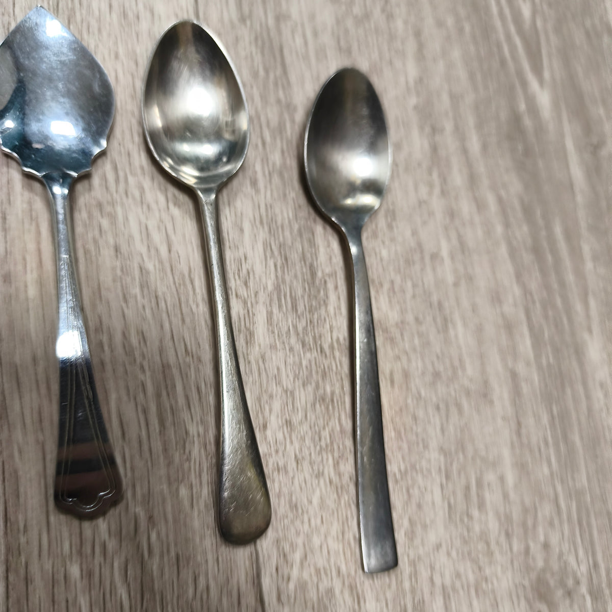 Set of 5 Vintage Stainless Steel Spoons Grapefruit Teaspoons Firth Staybrite Viners