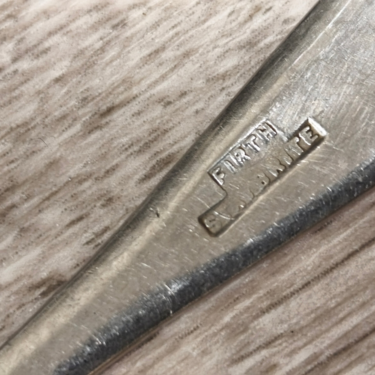 Set of 5 Vintage Stainless Steel Spoons Grapefruit Teaspoons Firth Staybrite Viners