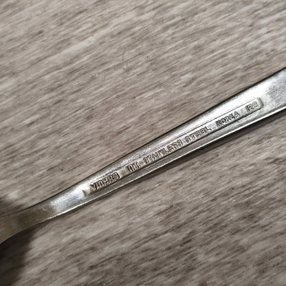 Set of 5 Vintage Stainless Steel Spoons Grapefruit Teaspoons Firth Staybrite Viners