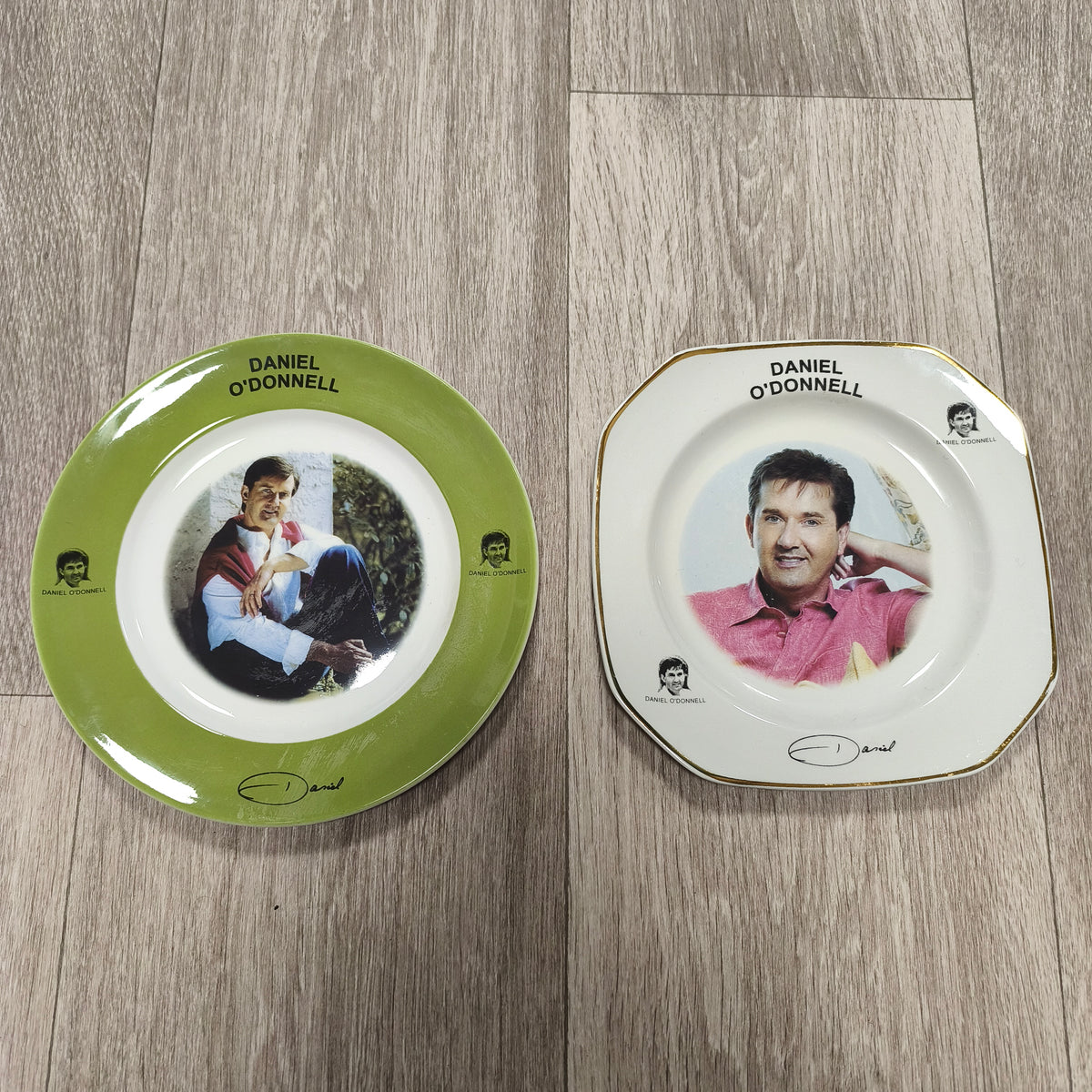 2x Daniel O'Donnell Collector Plates Royal Heritage Staffordshire Fine China