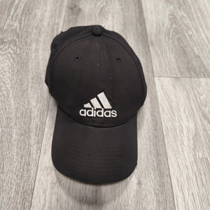 Adidas Mens Black Baseball Cap Hat Embroidered Logo Adjustable Strapback Sport