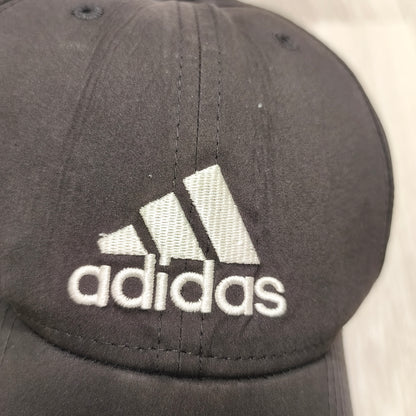 Adidas Mens Black Baseball Cap Hat Embroidered Logo Adjustable Strapback Sport