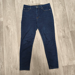 Lauren Ralph Lauren Women's Dark Wash Blue Denim Stretch Jeans Size 10
