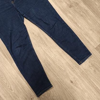 Lauren Ralph Lauren Women's Dark Wash Blue Denim Stretch Jeans Size 10