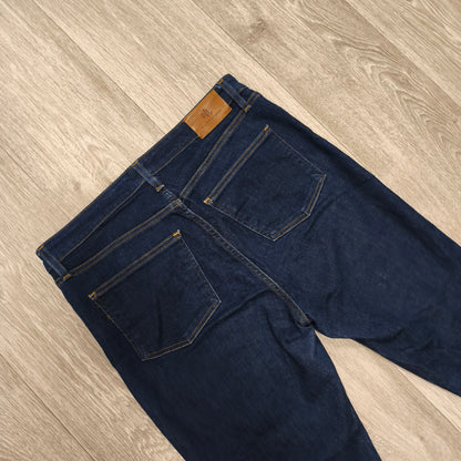 Lauren Ralph Lauren Women's Dark Wash Blue Denim Stretch Jeans Size 10