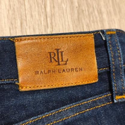 Lauren Ralph Lauren Women's Dark Wash Blue Denim Stretch Jeans Size 10