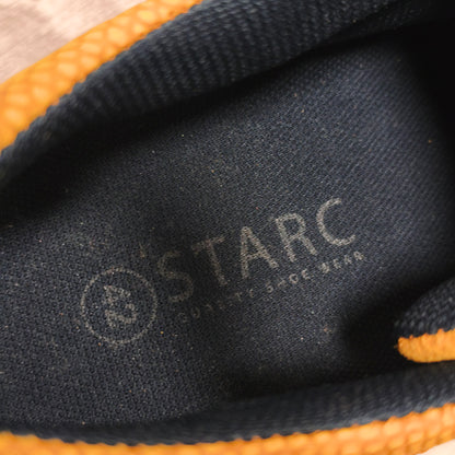 STARC Mens EU 42 Tan Yellow Leather Derby Shoes Handcrafted Oxfords Lace Up