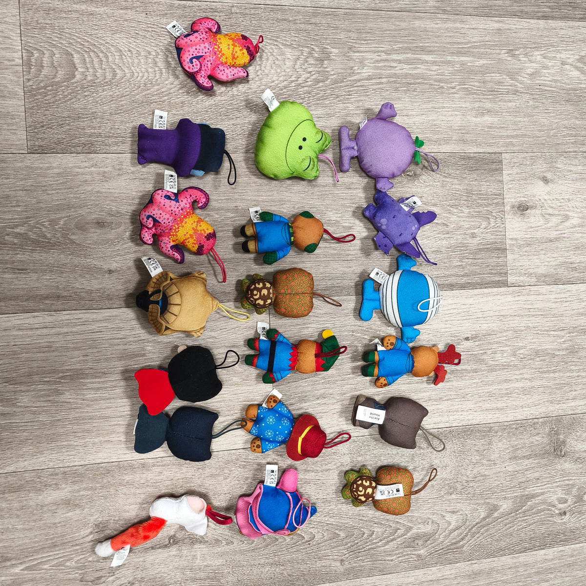 McDonald's Happy Meal Plush Toys Job Lot Plushies Clips Paddington DC Sanrio