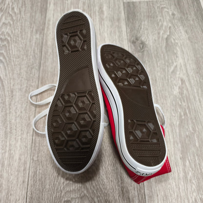 LUCKY-Z Red Canvas High Top Sneakers Shoes Lace Up Size EU 41