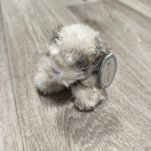 My Blue Nose Friends Plush Dog Soft Toy Grey White Shaggy Blue Nose Teddy Tag