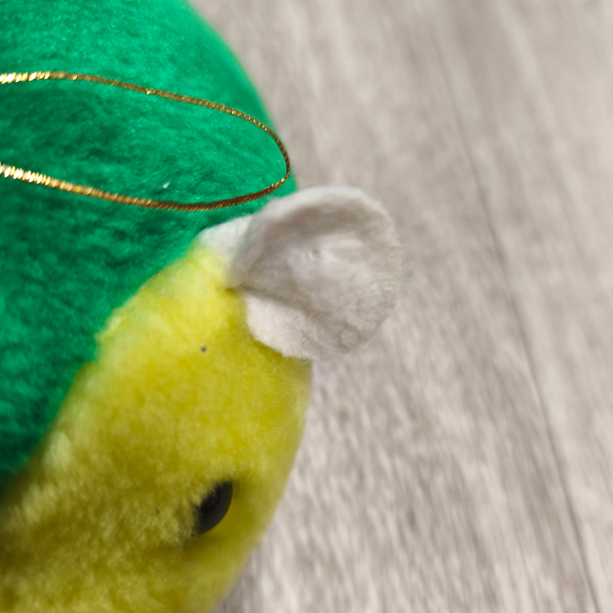 Plush Hedgehog Animal Ornament Green Yellow Small Hanging Soft Toy Mascot Cute
