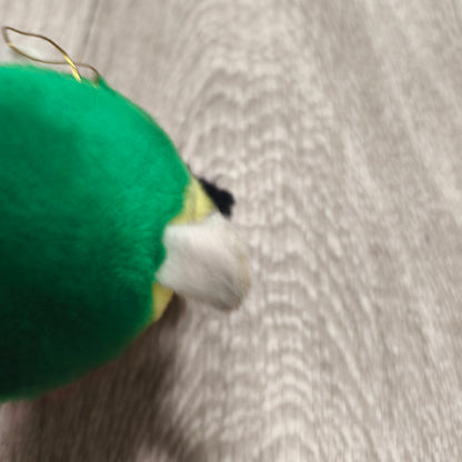 Plush Hedgehog Animal Ornament Green Yellow Small Hanging Soft Toy Mascot Cute