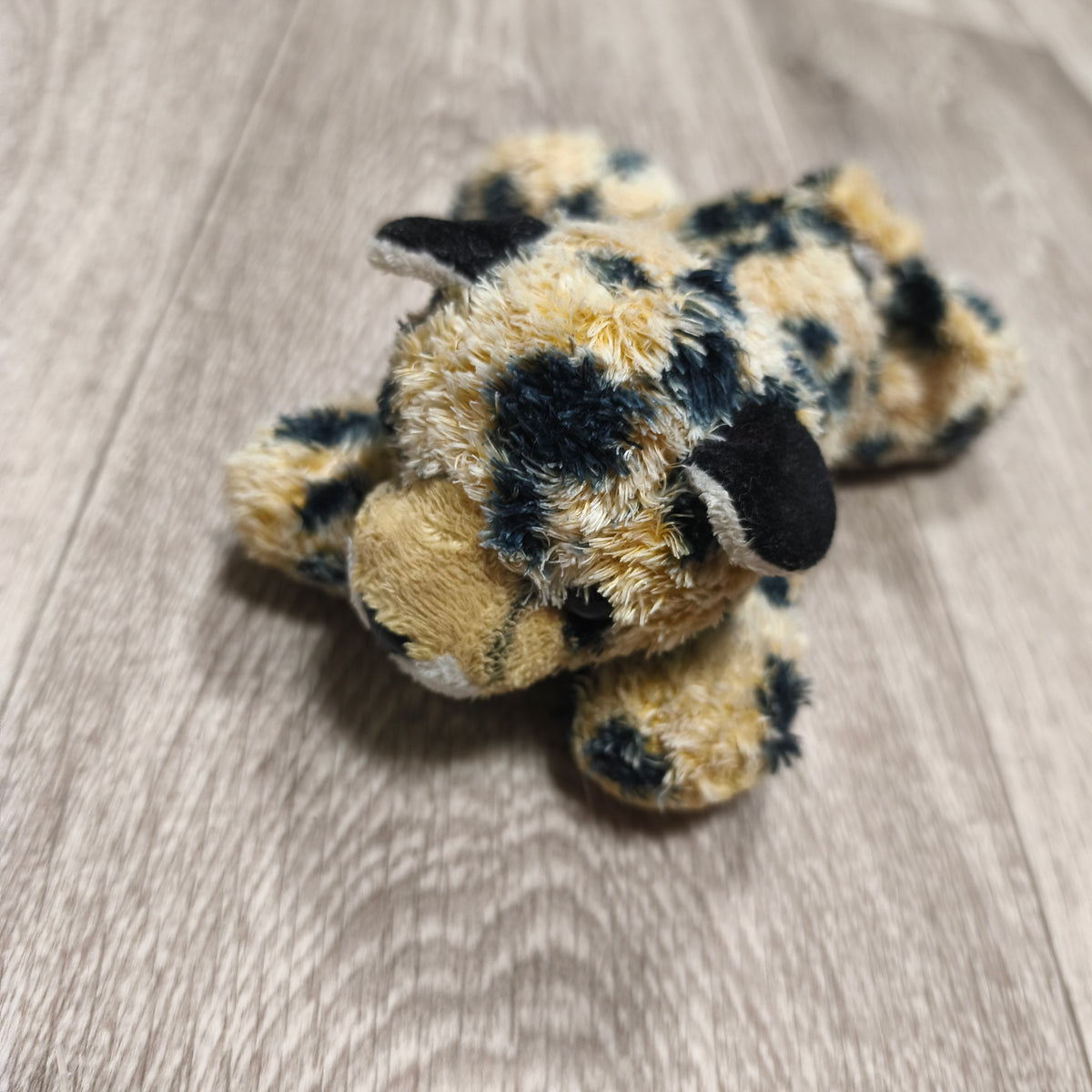 Plush Leopard Cheetah Spotted Wild Cat Bean Bag Plushie Soft Stuffed Animal Toy
