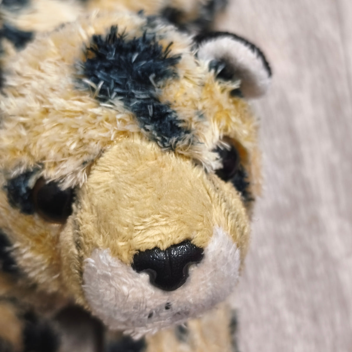 Plush Leopard Cheetah Spotted Wild Cat Bean Bag Plushie Soft Stuffed Animal Toy