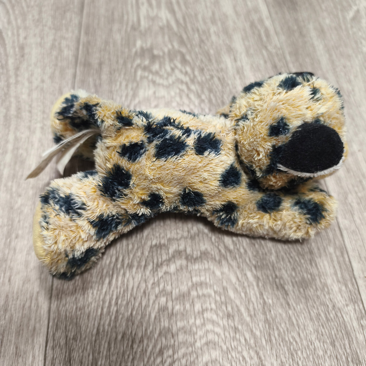 Plush Leopard Cheetah Spotted Wild Cat Bean Bag Plushie Soft Stuffed Animal Toy