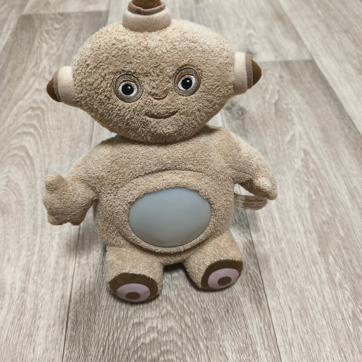In The Night Garden Makka Pakka Soft Plush Toy Night Light Golden Bear