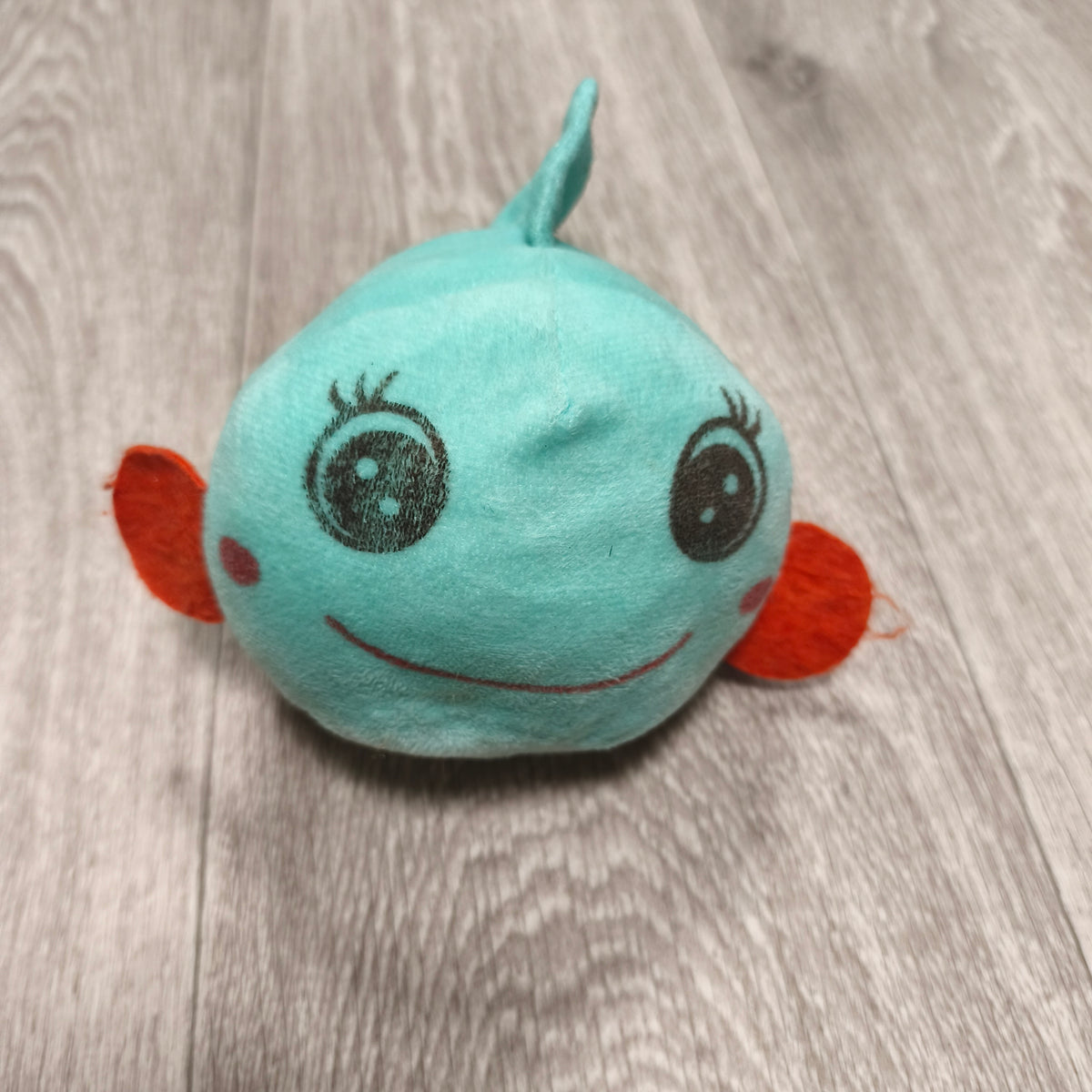 Blue Fish Plush Toy Round Cute Soft Stuffed Animal Toy All Things Nice Ltd