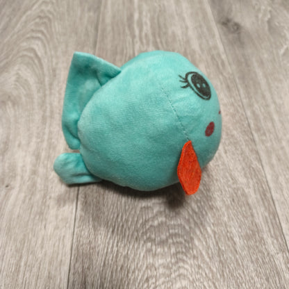 Blue Fish Plush Toy Round Cute Soft Stuffed Animal Toy All Things Nice Ltd