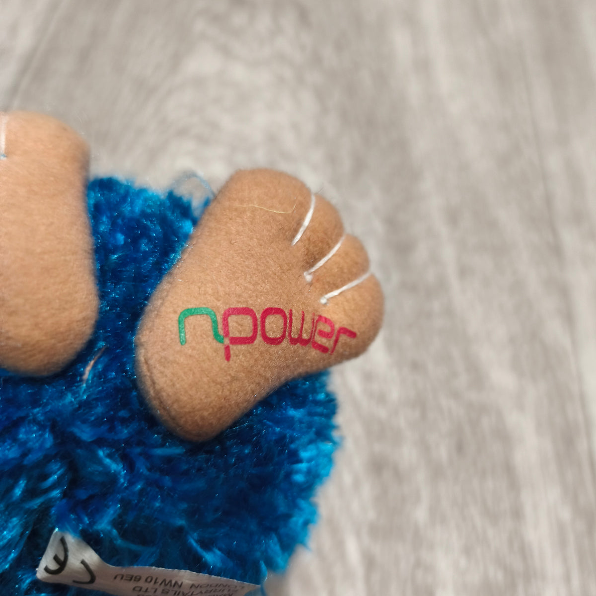 npower Wallace & Gromit Blue Hairy Feet Mascot Plush Soft Toy Furrytails