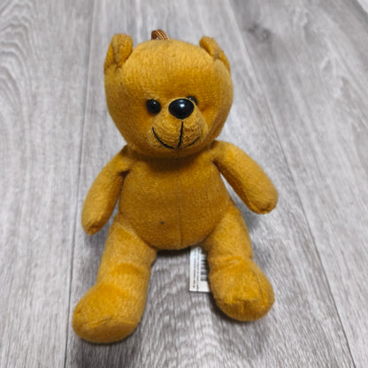 Vagn Godthaab Plush Yellow Teddy Bear Hanging String Soft Toy Item No. 6932A