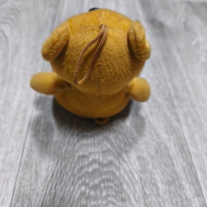 Vagn Godthaab Plush Yellow Teddy Bear Hanging String Soft Toy Item No. 6932A
