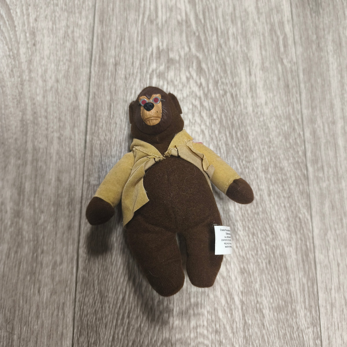 Disney The Country Bears McDonald's Plush Toy Bear Stuffed Animal Creata