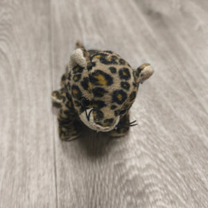 Russ Berrie Freckles Leopard Jaguar Cub Plush Stuffed Animal Toy Vintage Tag
