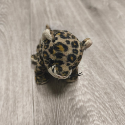 Russ Berrie Freckles Leopard Jaguar Cub Plush Stuffed Animal Toy Vintage Tag