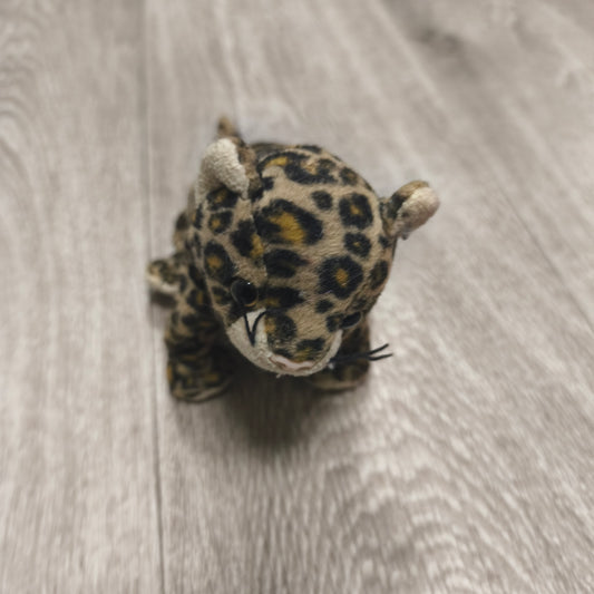 Russ Berrie Freckles Leopard Jaguar Cub Plush Stuffed Animal Toy Vintage Tag
