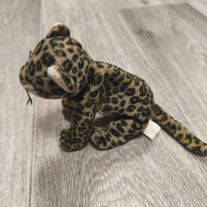Russ Berrie Freckles Leopard Jaguar Cub Plush Stuffed Animal Toy Vintage Tag